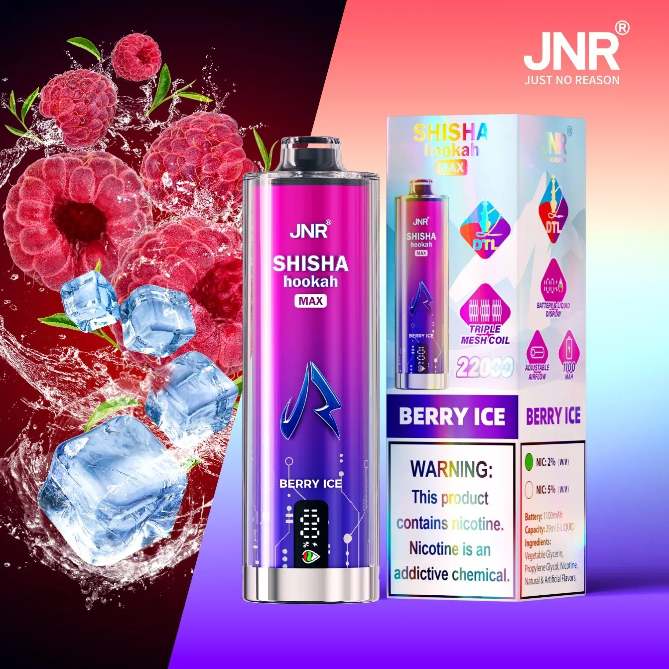 JNR Shisha Hookah Max 22000 (1)